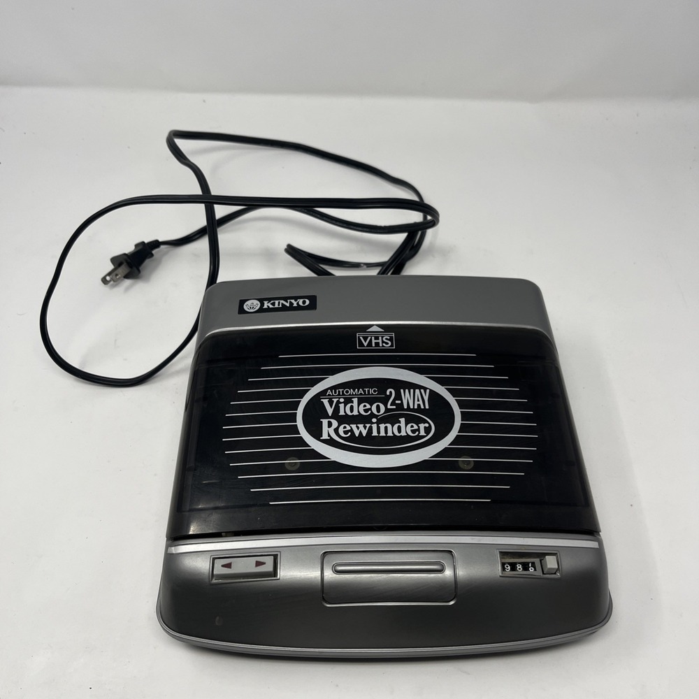Kinyo 2 Way Electric VHS Video Cassette Rewinder/Fast Forward 80K5 *TESTED*
